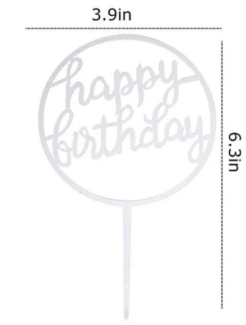 Happy Birthday Plastic Cake Stencil Boder Decorating Lace