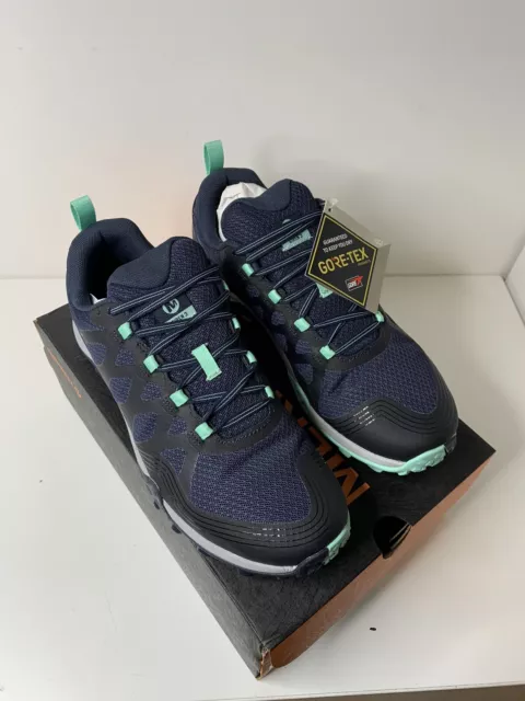 Merrell Navy Blue Siren 3 GTX Waterproof Womens Ladies Walking Hiking Shoes UK6