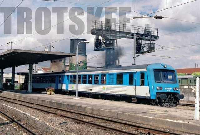 35mm Colour Negative SNCF French Railways Electric Railcar 4377 c1995 France