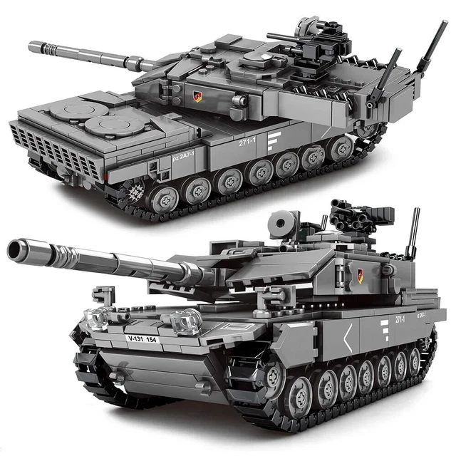 LEOPARD 2A7+ MAIN Battle Tank Building Blocks Set EUR 70,79 - PicClick FR
