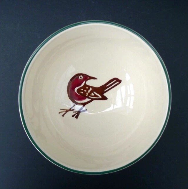 Rare Emma Bridgewater Robin & Holly Berries Bowl - Christmas