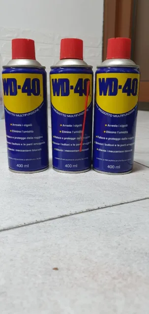 3 Wd 40 Svitol Professionale Lubrificante Spray Multiuso Doppia Azione 400 Ml