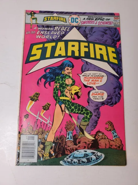 ** STARFIRE #1 1st DC Issue SWORDS & SCIENCE! Hot issue Newsstand ** NM see pics