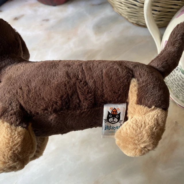 JELLYCAT OTTO? SAUSAGE Dog Soft Toy Brown £11.84 PicClick UK
