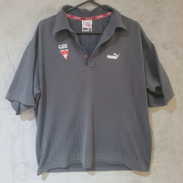 Puma Sydney Swans Polo Shirt - Size Large - Officially Licensed AFL