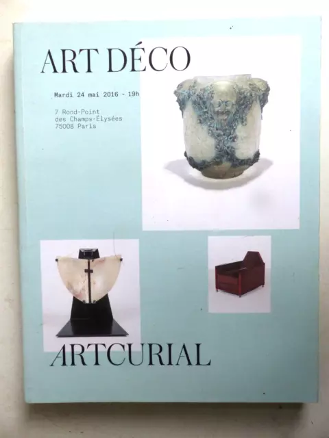 Catalogue de vente Artcurial  ART DECO  24 5 2016