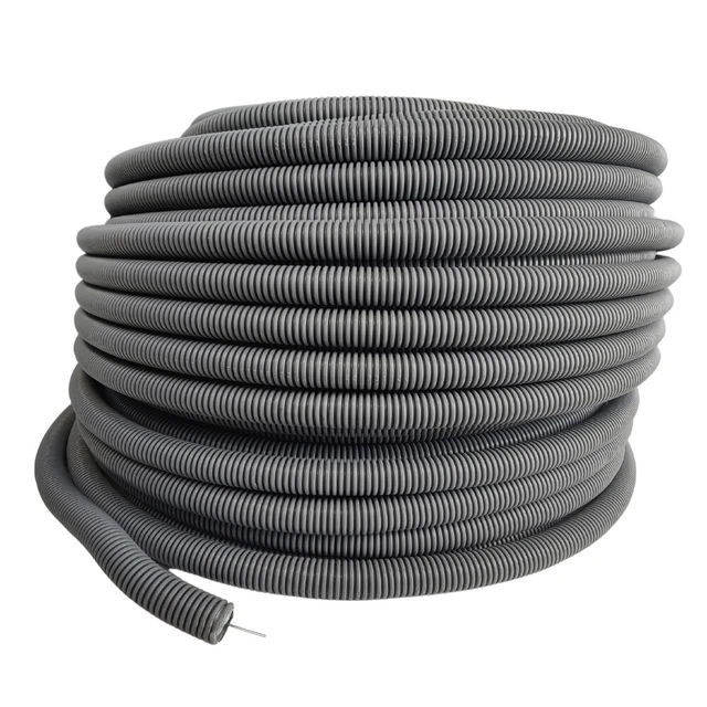 TUBE ONDULÉ AVEC Fil pour Tirer Ungeschlitzt Tuyau Protection de Câble ...