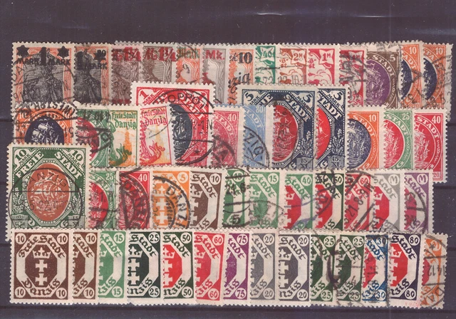 Danzig  Marken Lot AB 1,99 euro