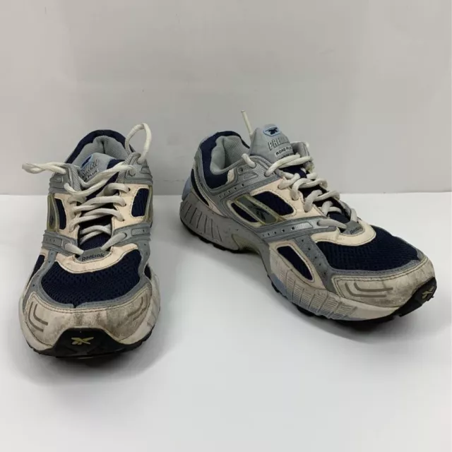 Reebok Womens Premier Road Plus Running Shoes Blue Gray Mesh Low Top Lace Up 8 M