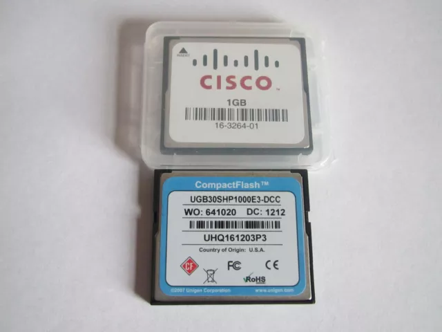 Cisco MEM-CF-1GB Compact Flash 1900 2900 3900