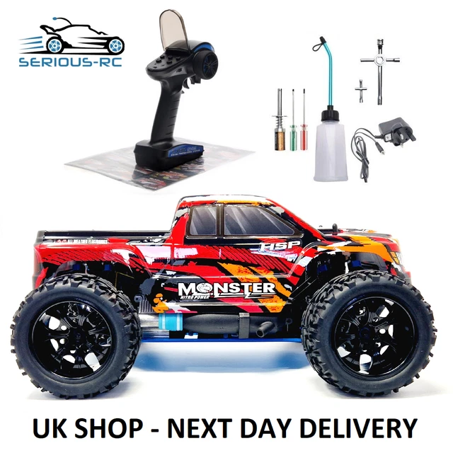 Petrol Nitro RC Car Truck *THE BEAST* Remote Control Car With Nitro Starter Kit