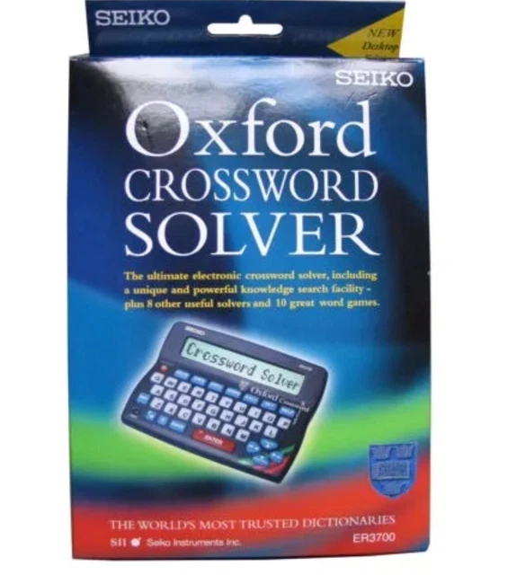 Seiko ER3700 Oxford Crossword Solver Thesaurus Spellchecker Calculator