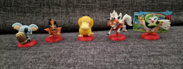 5 Pokémon Sun & Moon Part 2 Figuren mit Beipackzetteln * Furuta Japan