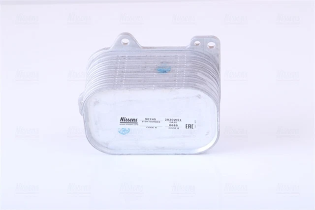 Radiatore olio Nissens olio motore ** FIRST FIT ** 90745 alluminio VALEO per VW GOLF 7 5G1