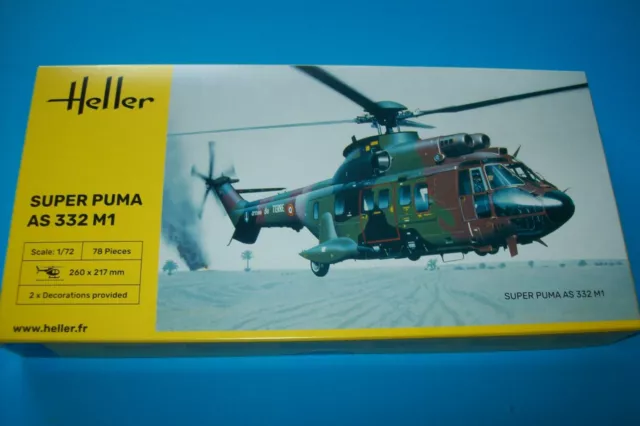 HELLER S.A. SUPER PUMA AS 332 M1 Maßstab 1:72 Kit