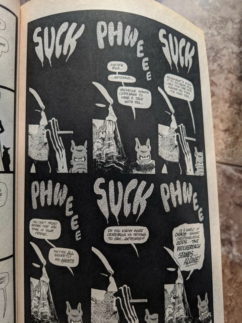 Cerebus #55 Aardvark Vanaheim Dave Sim 1st Print Wolverine Parody 8.5 VF 3