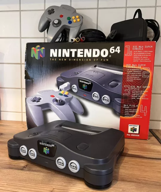 Nintendo 64 4 MB Spielekonsole - Schwarz 123802865