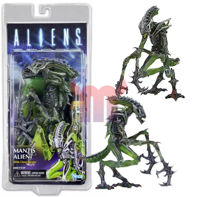 NECA Mantis Alien w Chest Burster 7" Action Figure Aliens Movie Series 10 New