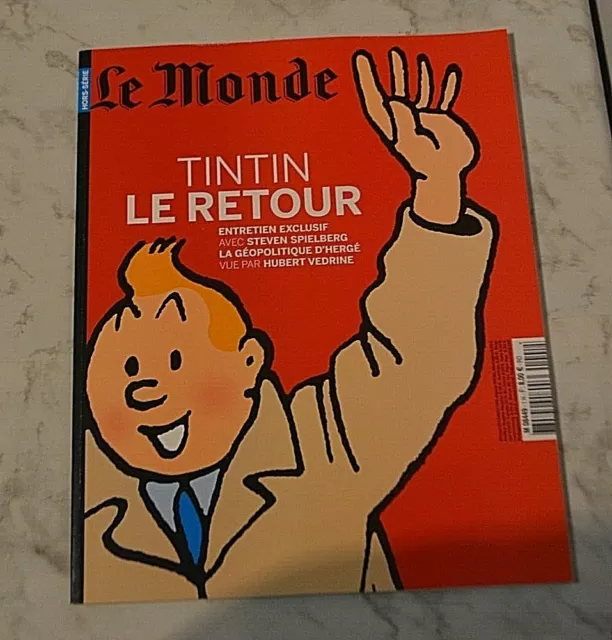 Ancien Livre Revue Le Monde Tintin Reporter Le Retour Bd Herge