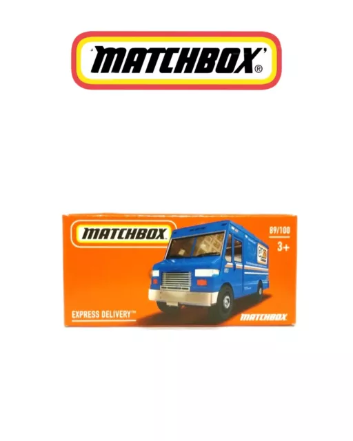 EXPRESS DELIVERY CARGO Blue Matchbox 1 64 Fourgonnette News 2023
