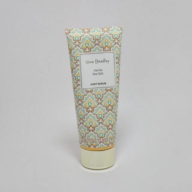 Vera Bradley Vanilla Sea Salt Body Scrub 4 oz / 118 mL - Sealed Tube