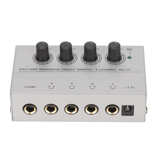 Accessoire Casque Amplificateur Casque 4 Canaux Ultra-Compact à Faible Bruit