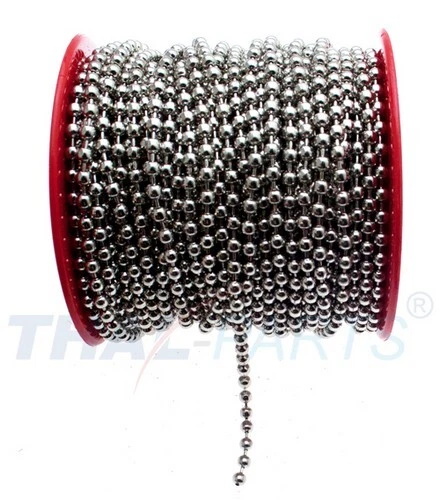 Cadena esférica de 30 m 4,0 mm plata sobre rollo cadenas esféricas cadena esférica cadena esférica cadenas