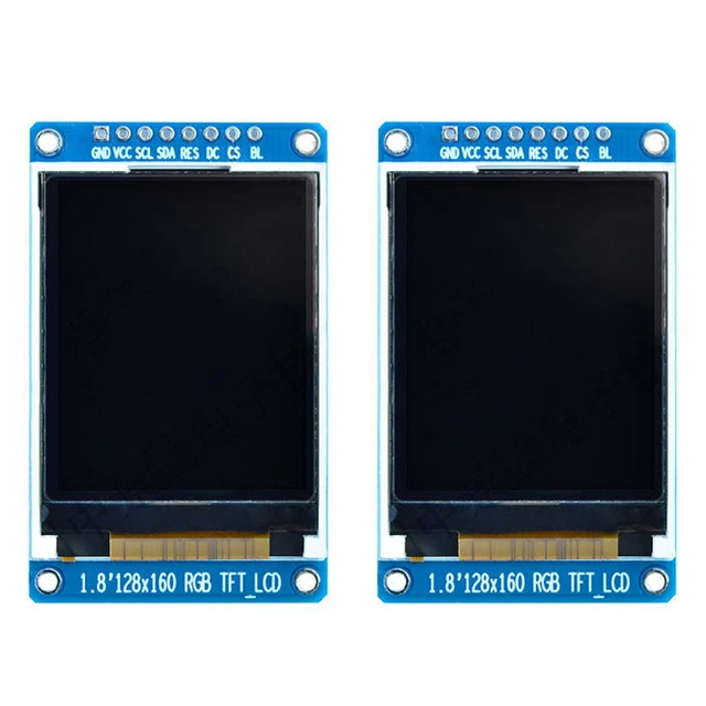 2/5*- 1.8 Inch 128X160 TFT Full Color LCD Display SPI Serial Screen ST7735
