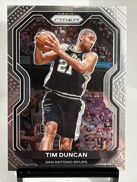 2020-21 Panini Prizm #30 Tim Duncan San Antonio Spurs.