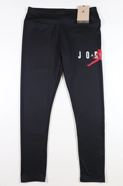 Leggings Grafici Sustainabili Logo Nike Jordan Jumpman Neri Fb0399-010 Ragazze L
