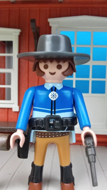 Playmobil Western Saloon - Set D'occasion - Thème Western - Figurines Et Accessoires