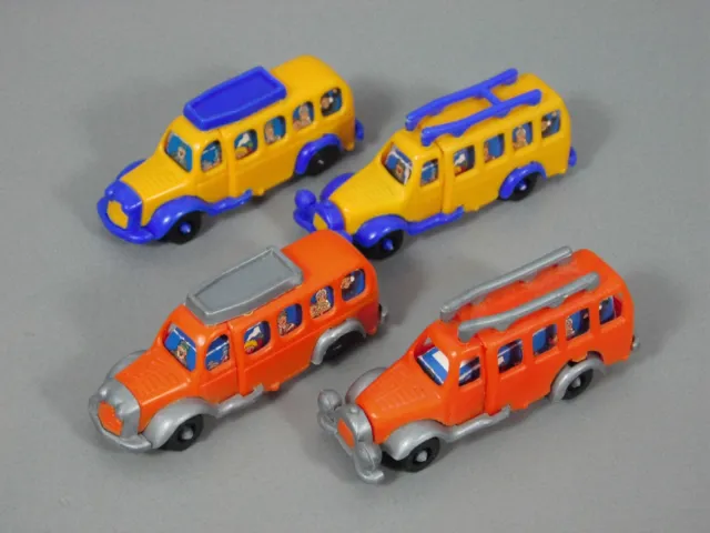 Automobili: Omnibusse Eu 1990 - Entrambi Set Completi Giallo/Blu + Orange/Silber