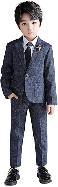 LOLANTA Kids Tweed Check Suit, 2-Piece Boys age 8-10 wedding party etc T60