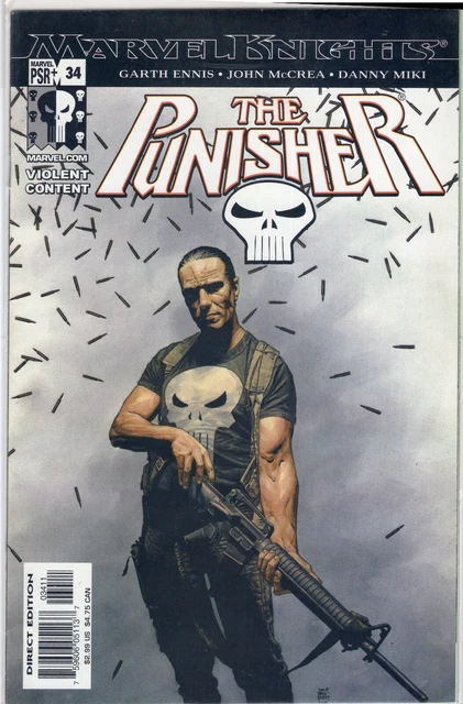 Punisher  34  - 2001  Series  -  Garth Ennis -   Marvel Knights Comics