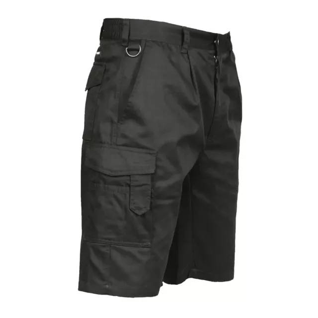 Portwest Men's S790 Combat Workwear Shorts - Black, New, Small