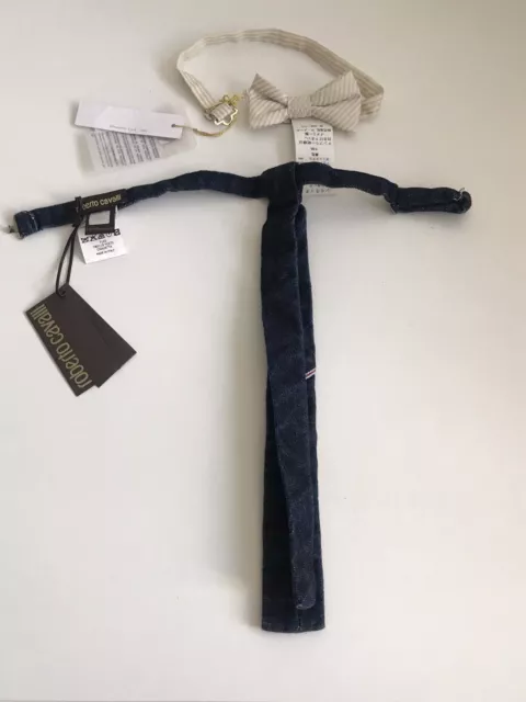 ROBERTO CAVALLI Simonetta BABYBOY/TODDLER  BOW Tie And Tie Bnwt