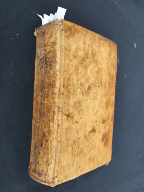 Libro Antico Alchimia Medicina Spiriti Liquori Hadriani Amynsicht 1700?