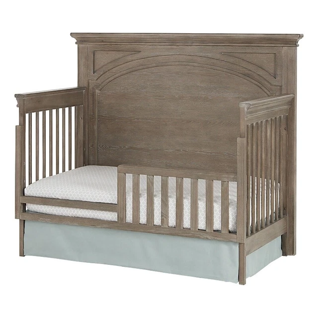 Westwood Design Leland Traditional Wood Toddler Guard in Sandwash Gray
