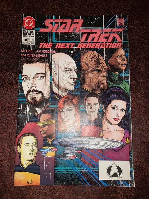Star Trek: The Next Generation #20 FN DC COMICS ICONIC COVER PICARD DATA