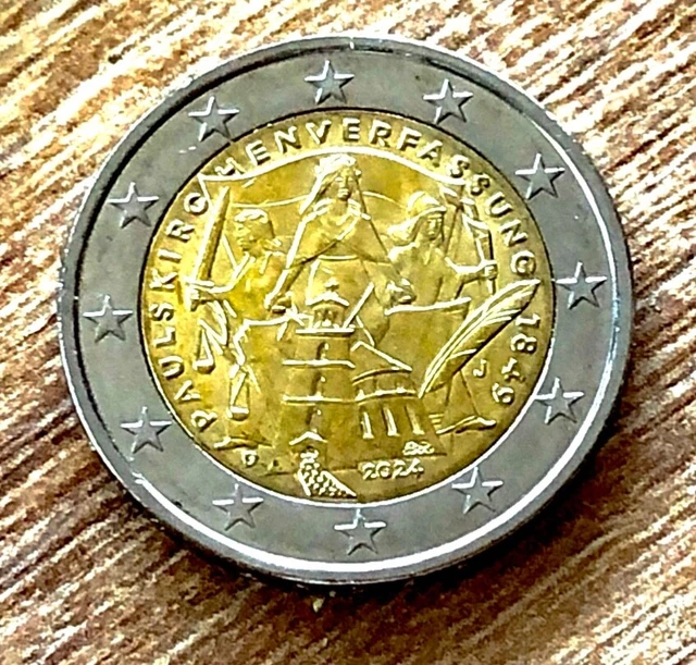 paulskirchenverfassung 1849 2 euro münze