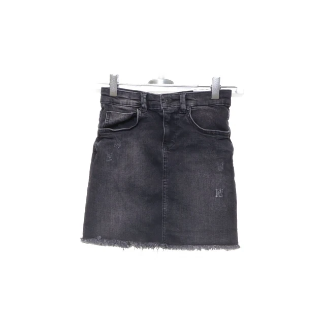 LTB, Jeansrock, Größe: 146, Schwarz, Baumwolle/Elasthan, Einfarbig, Mädchen