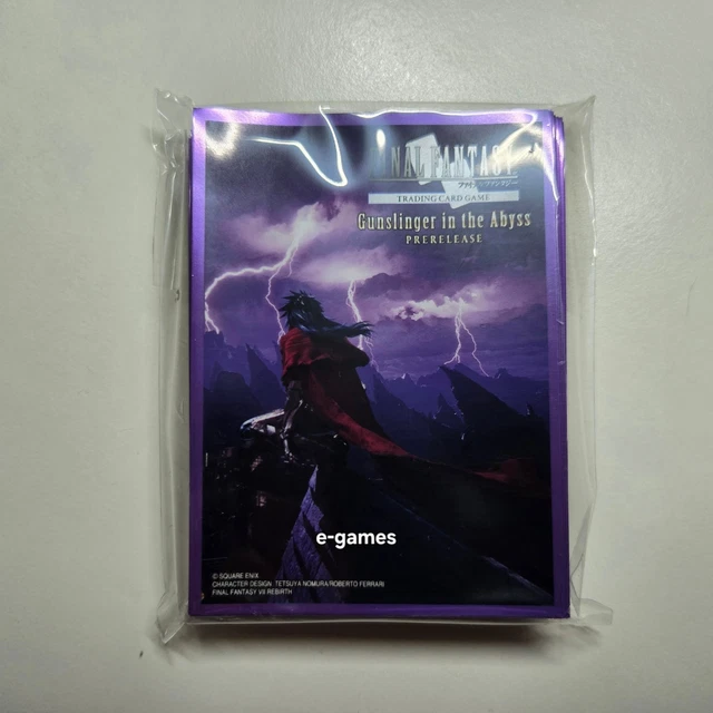 Final Fantasy From Nightmares Pre-Release Card Sleeves – Warrior Of Light – 60 Count