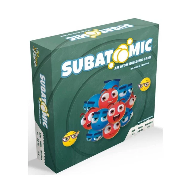 Genie Brettspiel Subatomic - An Atom Bau Spiel (1st Ed) Kiste Sw
