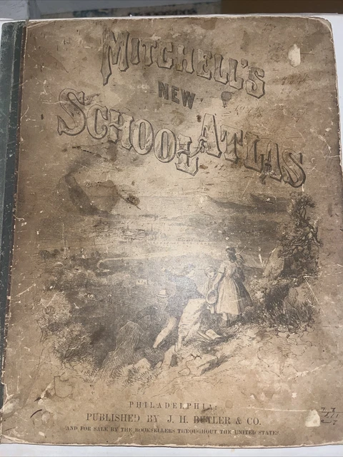 mitchell’s new school atlas 1874