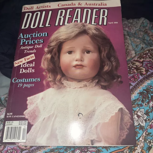 Vintage Doll Reader April 1991 Doll magazine 248 pages in good condition