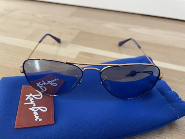 Ray-Ban Junior Sonnenbrille Rose Gold Blue  RJ9506S 264/1U 52-14-125 Sunglasses 2