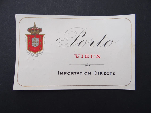 Rhum - ancienne étiquette rhum vieux Homme verre à la main assis sur tonneau  imp Cocu et Mairesse, Quaregnon N°24