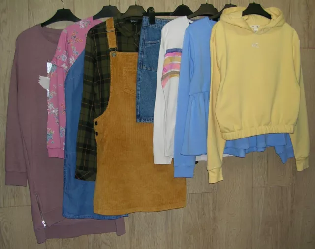 NEXT NEW LOOK M&S H&M etc Girls Bundle Jumper Dress Tops Skirt Age 13-14