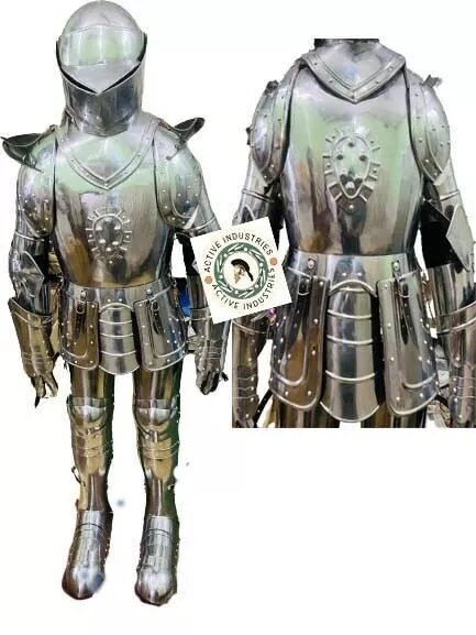 Mittelalterliche Ritterrüstung, Ganzkörperrüstung, tragbares Kostüm für...