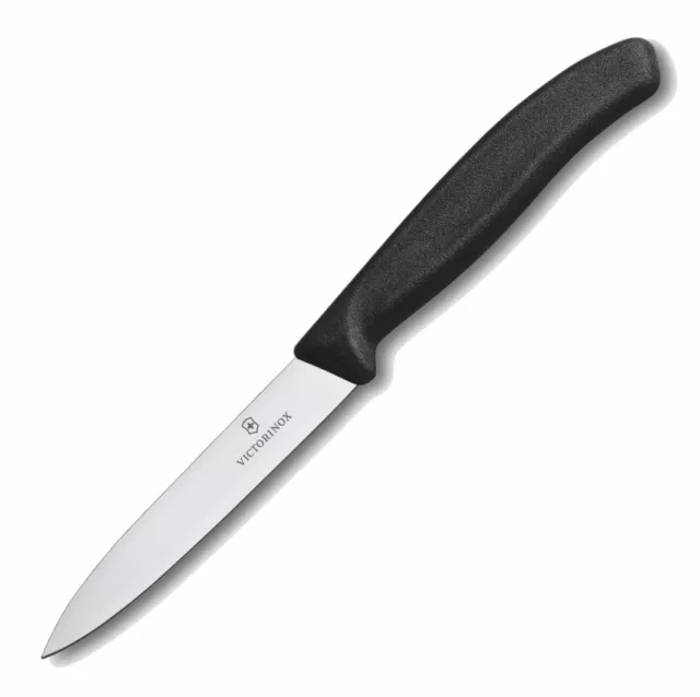 1 Stk. VICTORINOX Gemüsemesser Obstmesser Küchenmesser 10cm / schwarz